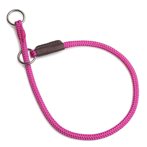 Mendota British Style Show Slip Collar in Raspberry - 20"