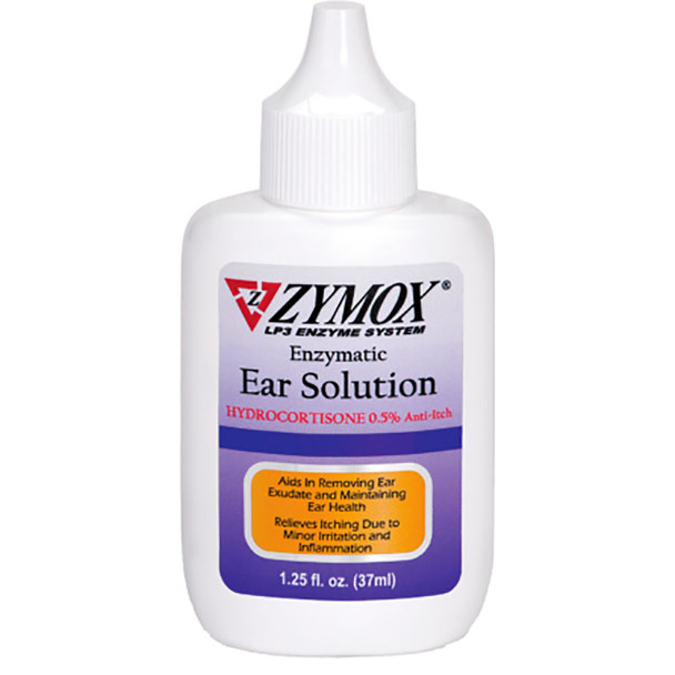 ZYMOX Pet Ear Solution with Hydrocortisone