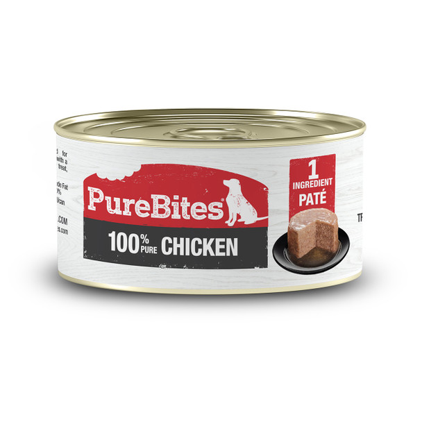 PureBites Chicken Pate Dog Treat 2.5oz