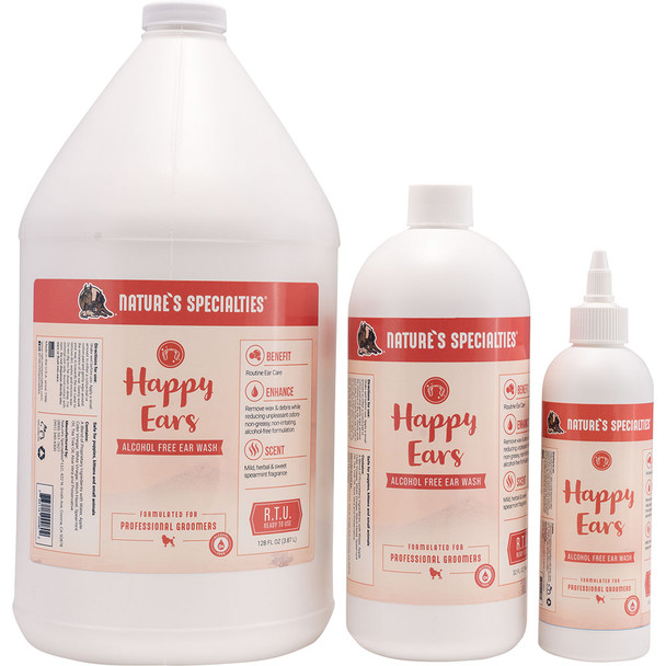 Natures Specialties Happy Ears Alcohol-Free Ear Wash