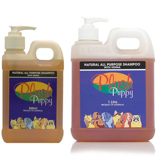 Plush Puppy Natural All-Purpose Shampoo with Henna