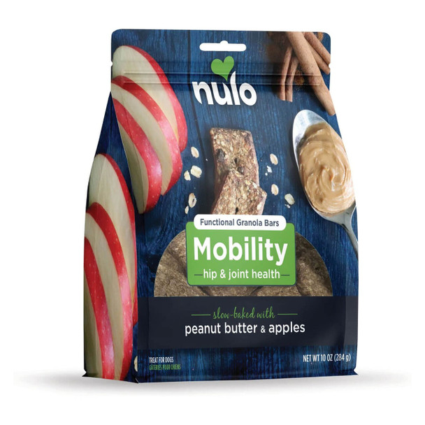 NULO Functional Mobility Hip & Joint Daily Defense Granola Bar Treats - Front View