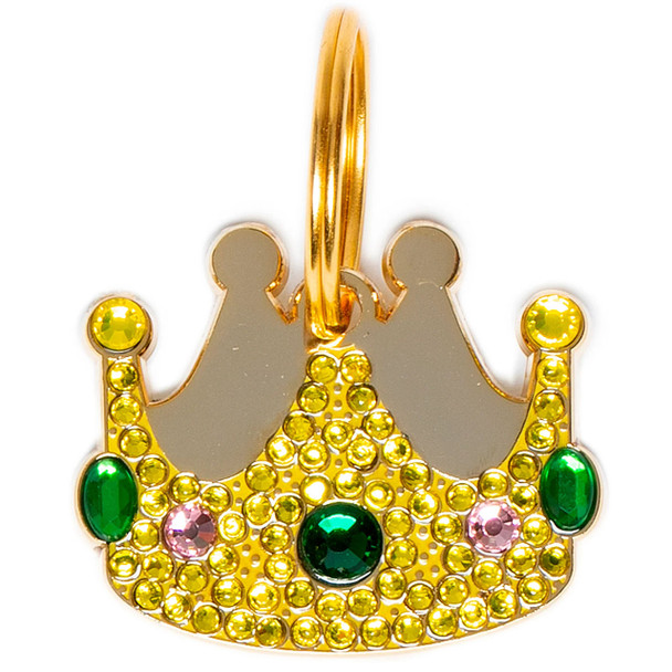 Trill Paws Bling Crown Pet Tag