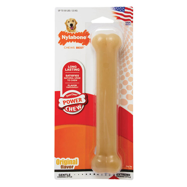 Nylabone Original Classic Power Chew Durable Dog Toy - 7.75"