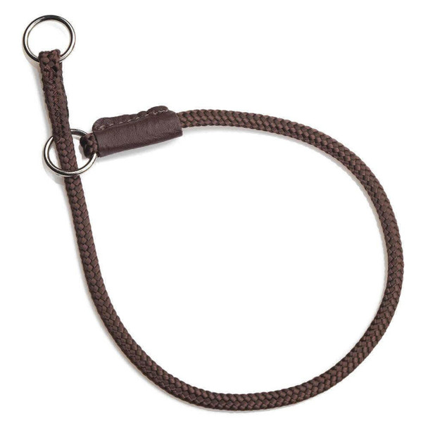 Mendota British Style Show Slip Collar in Brown