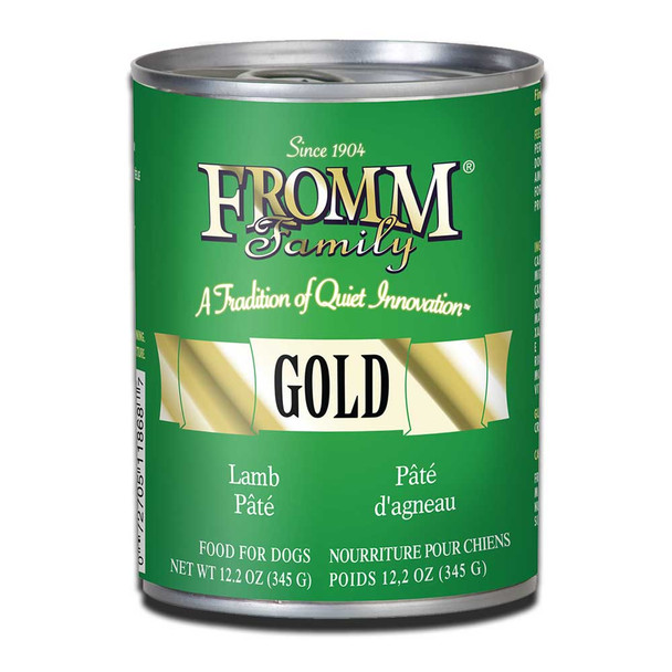 Fromm Gold Lamb Pate Dog Food 12.2 ounce can Case of 12