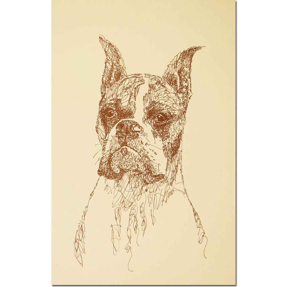 Boxer Personalized Lithograph by Stephen Kline