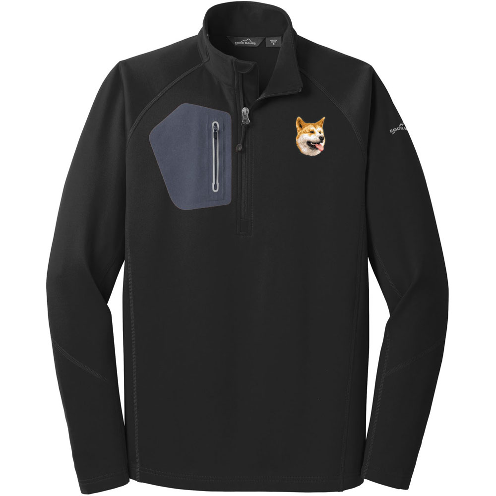 Embroidered Mens Eddie Bauer Half Zip Performance Fleece