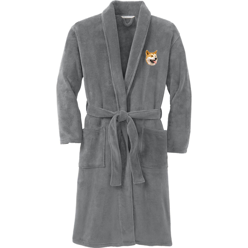 Embroidered Port Authority Plush Microfleece Robe