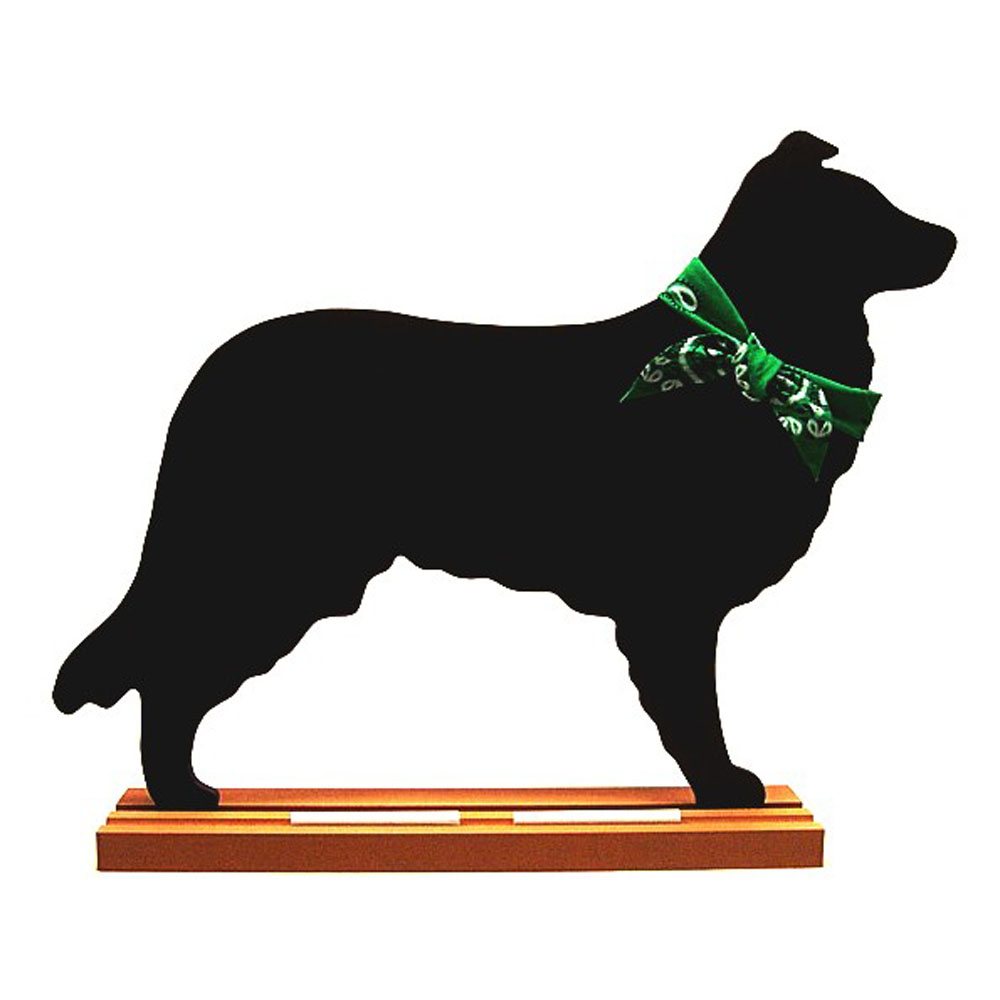 Border Collie BLACKBOARD - Wall Model