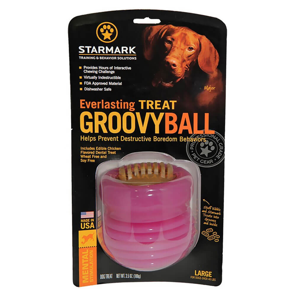 Starmark Everlasting Treat Groovy Ball