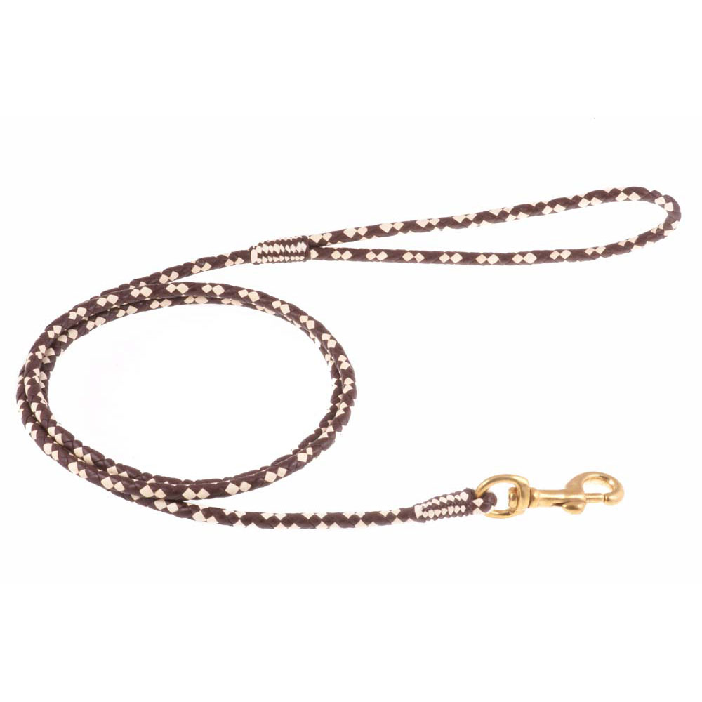 Alvalley Braided Leather Snap Lead