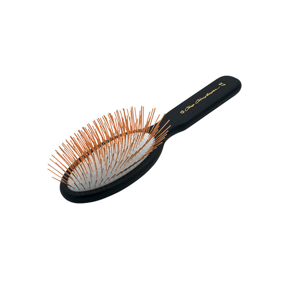 Ionic Brass Boar Brush with Handle