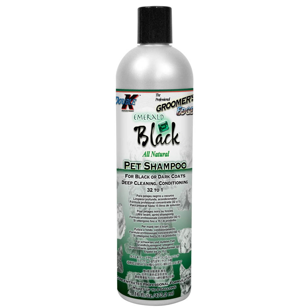 Double K Groomers Edge Emerald Black Shampoo