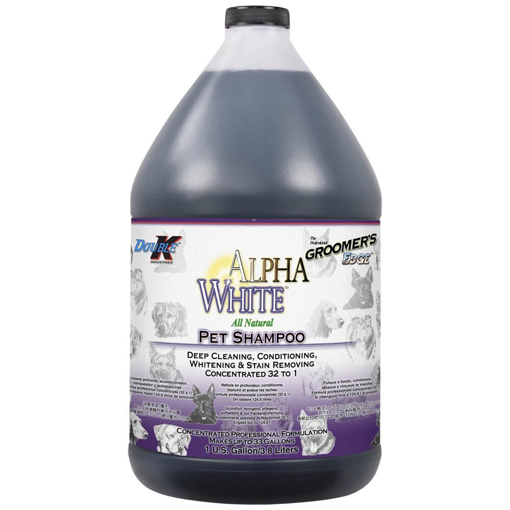 Double K Groomers Edge Alpha White Shampoo