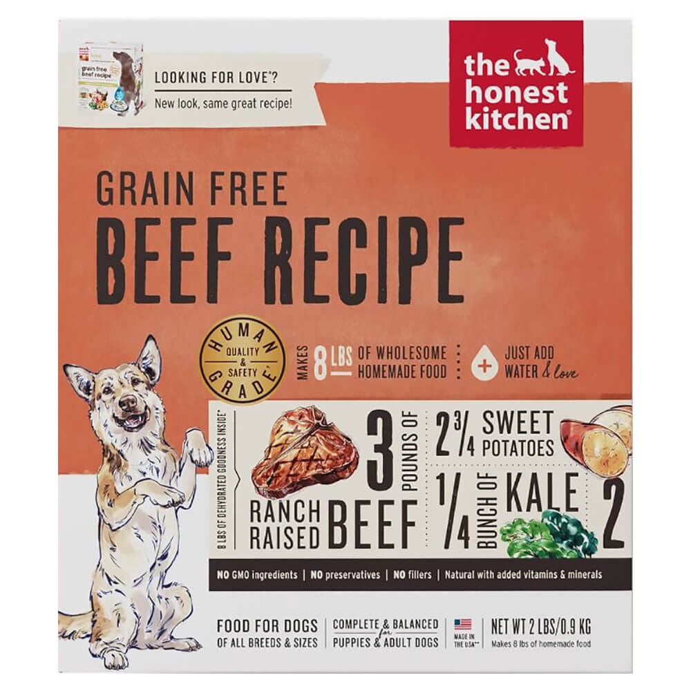 Honest Kitchen Grain Free Beef Dog Food 2lbs