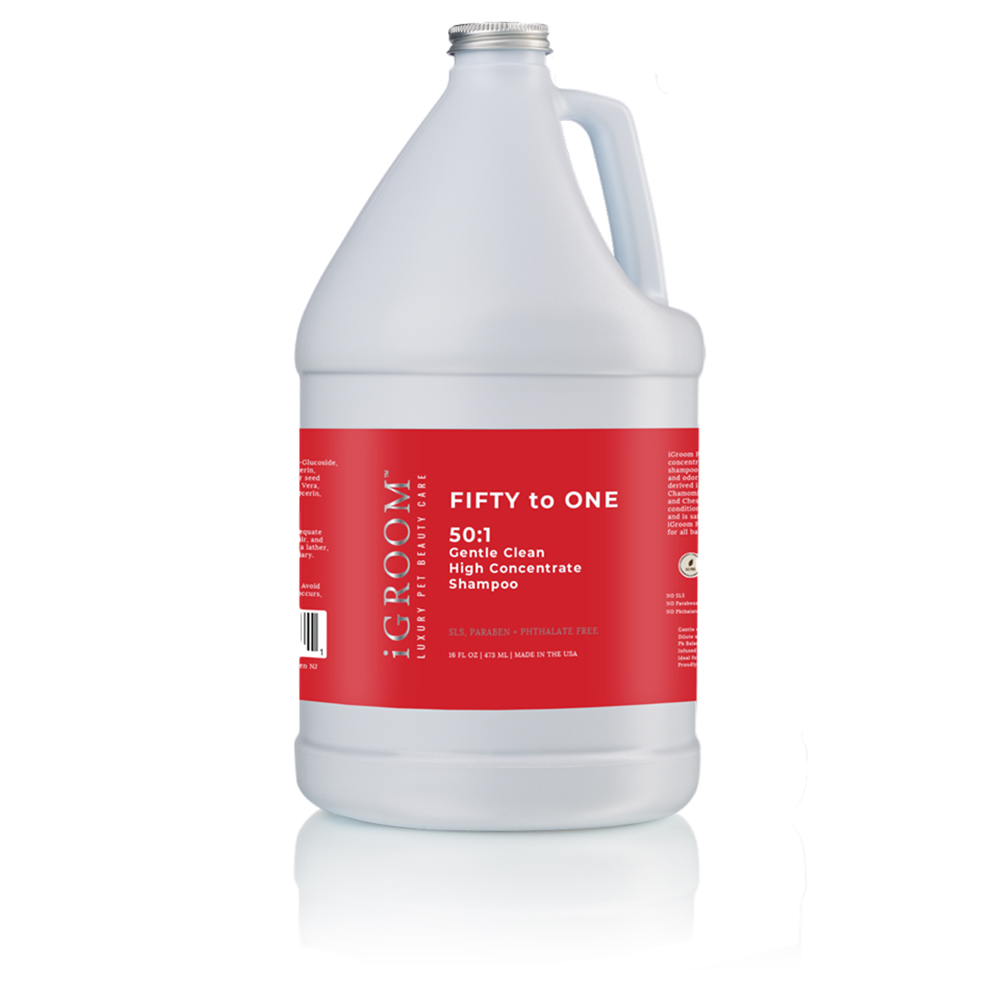 iGroom FIFTY to ONE 50:1 Gentle Clean High Concentrate Shampoo