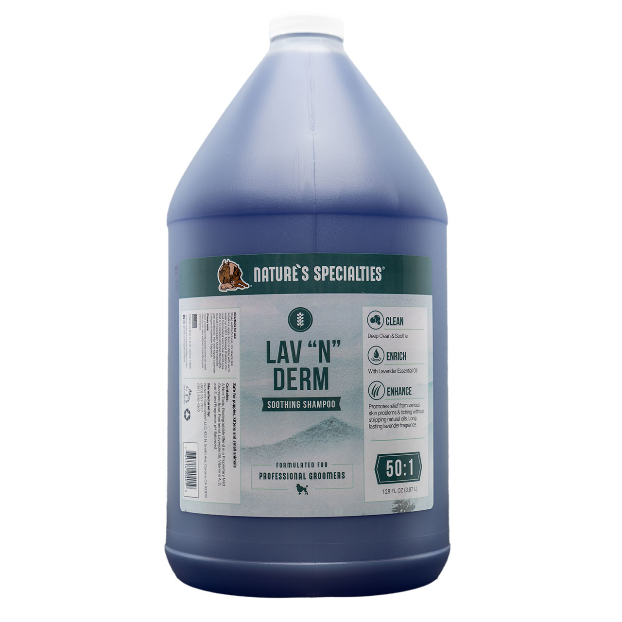 Natures Specialties Lav-N-Derm® Shampoo for Dogs & Cats