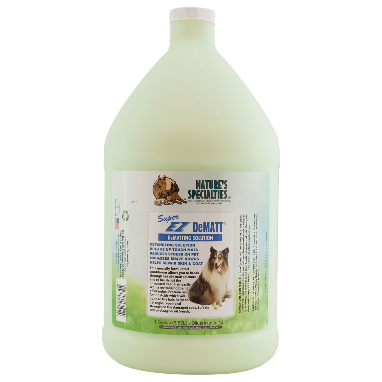 Natures Specialties Super EZ Dematt® Conditioner for Dogs & Cats