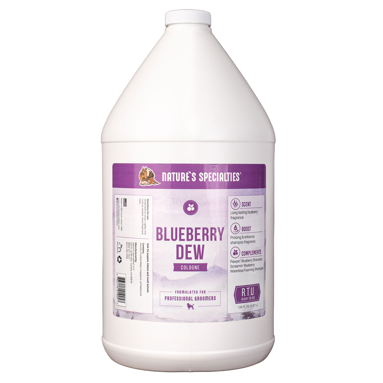 Nature\'s Specialties Blueberry Dew™ Cologne for Dogs and Cats