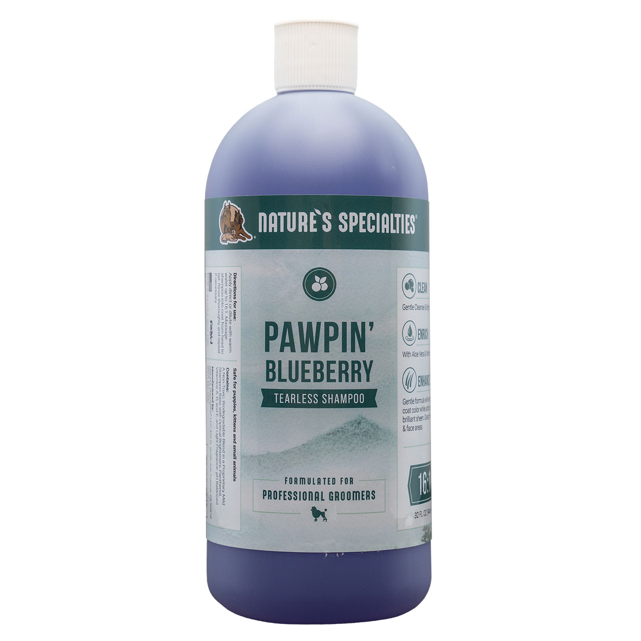 Nature\'s Specialties Pawpin\' Blueberry Tearless Shampoo for Dogs and Cats