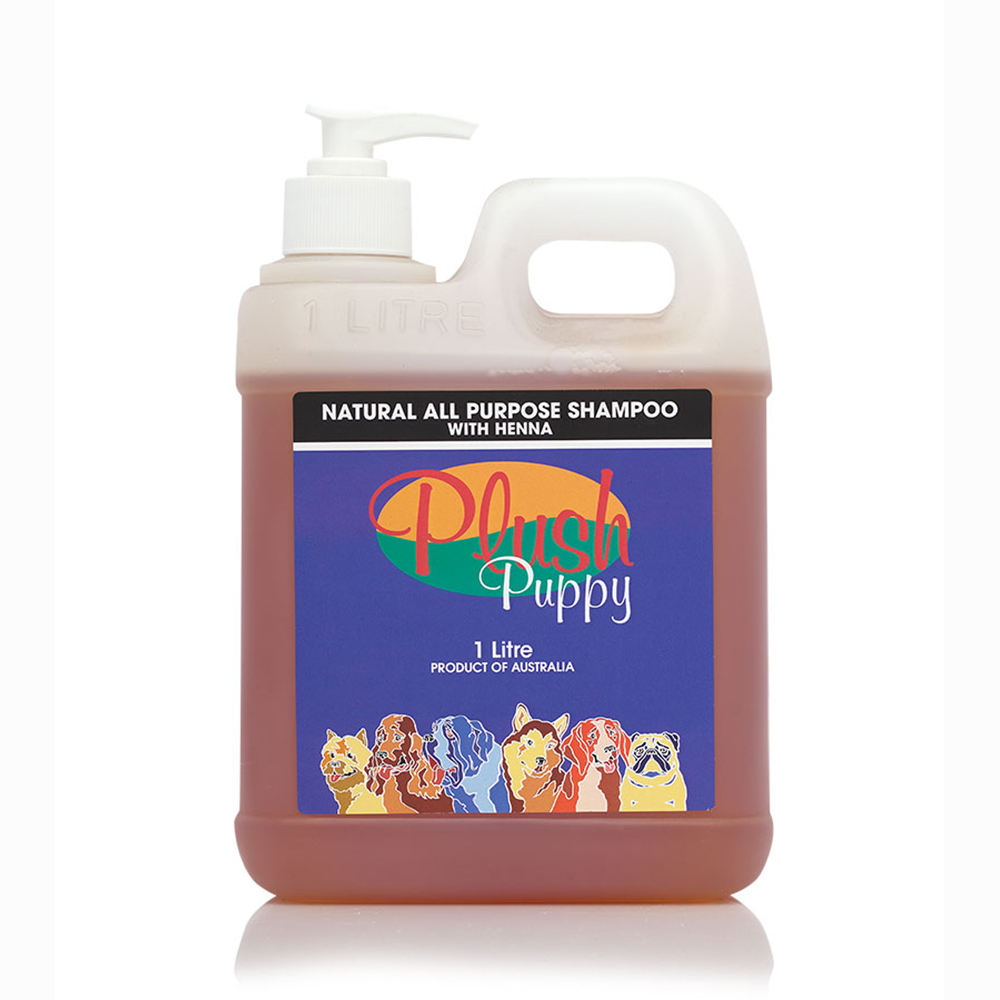 Plush Puppy Natural All-Purpose Shampoo with Henna