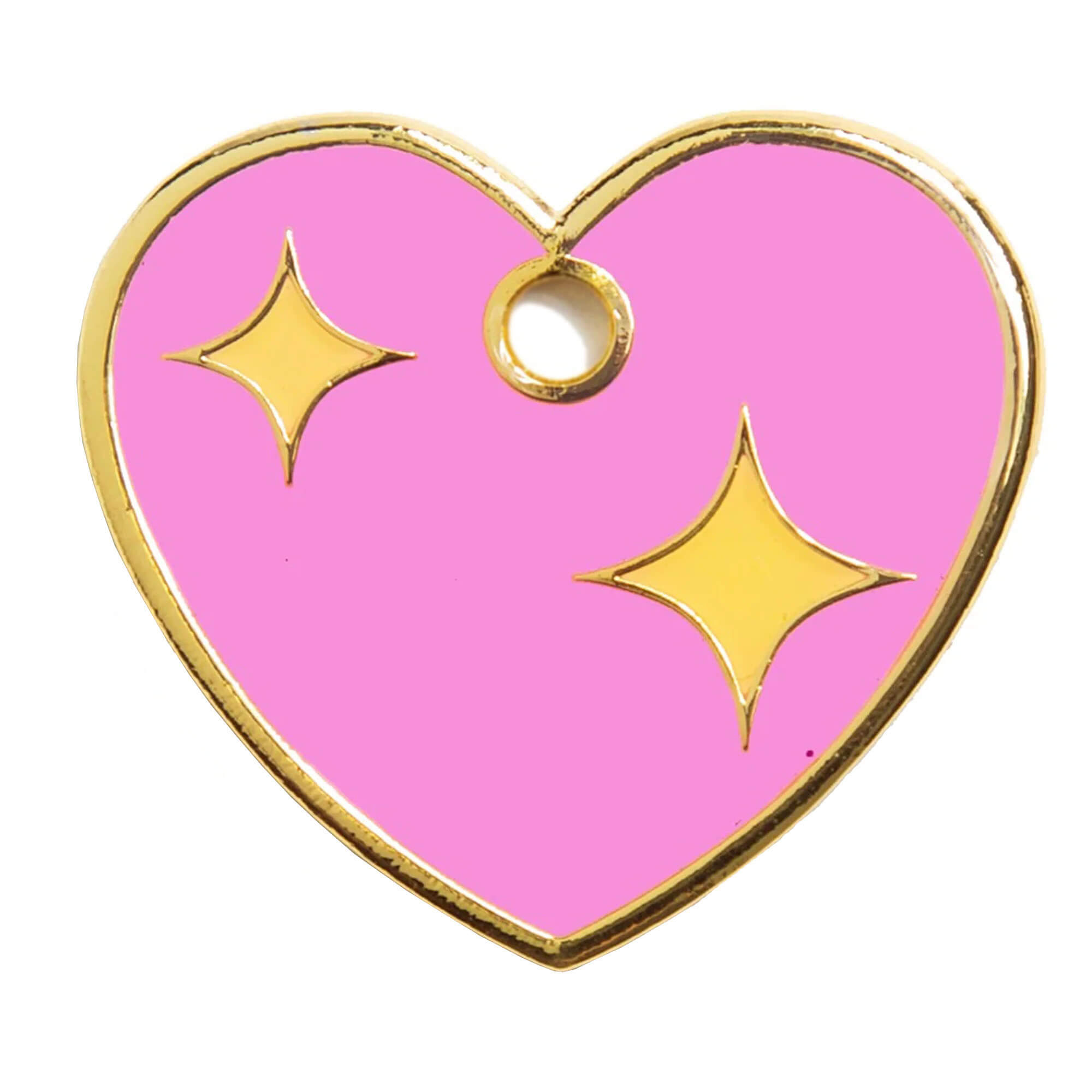 Trill Paws Pink Heart Tag
