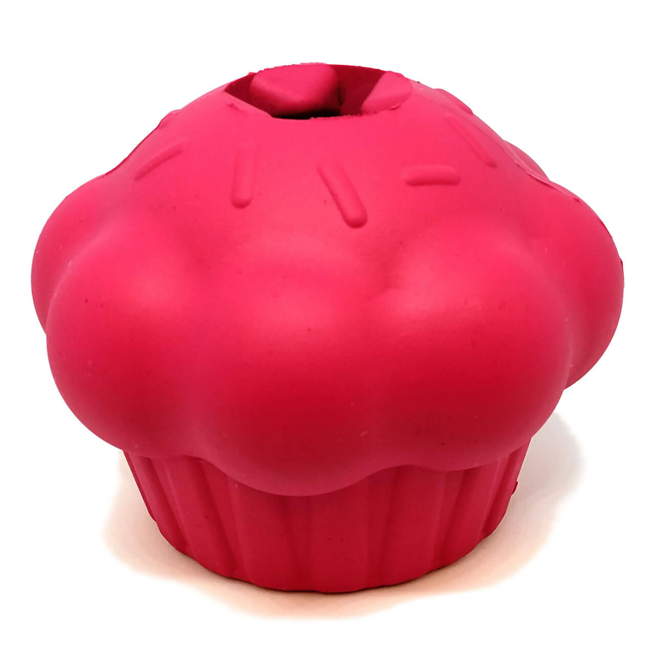 SodaPup Rubber Toy and Treat Dispenser - Pink Cupcake