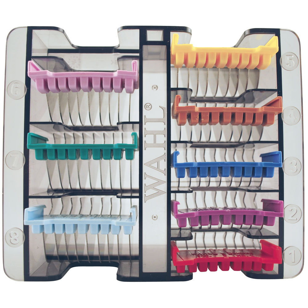3379 Stainless Steel Attachment Guide Combs for 5 in 1 Blades by Wahl Professional Animal