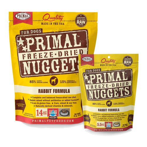 primal rabbit freeze dried