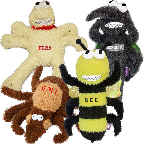 Plush Pesky Pest Dog Toys