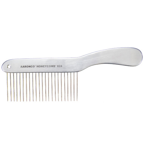 Aaronco Aluminum Honeycomb with Handle - Longhair Comb 824