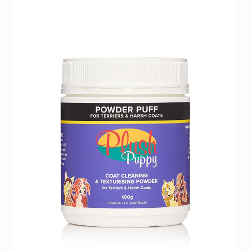 Plush Puppy Powder Puff Dry Cleanser for Terriers & Harsh Coated Breeds