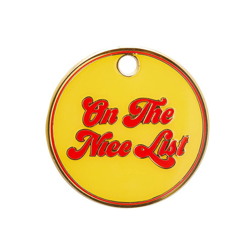Trill Paws Christmas Nice List Pet Tag