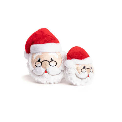 fabdog Santa faball® Dog Squeaky Toy