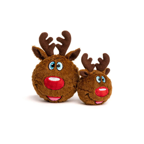 fabdog Reindeer faball® Squeaky Dog Toy