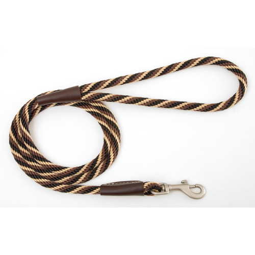 Mendota British Style Snap Lead 3/8" by 6\' - Mocha