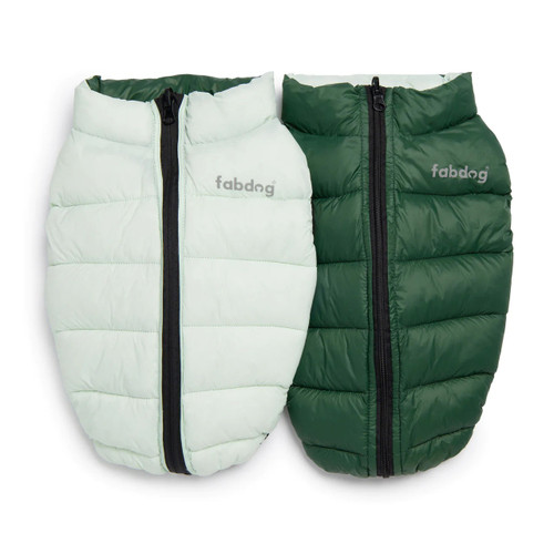 fabdog Pack N\' Go Reversible Puffer - Green Combo