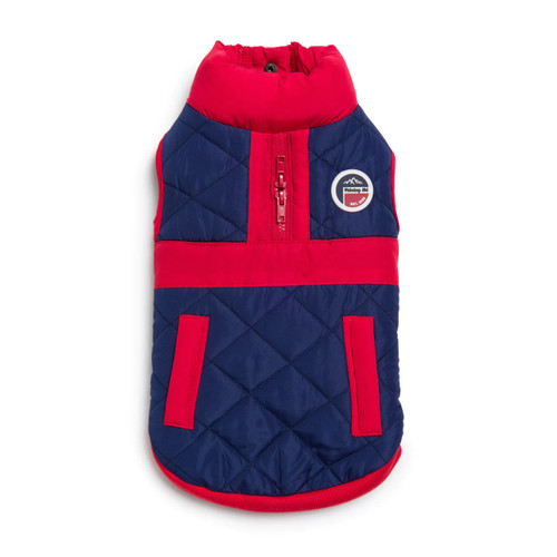 fabdog Fab Ski Navy Quilted Dog Vest