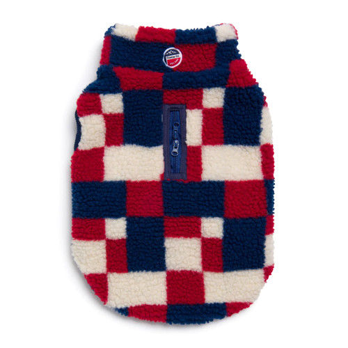 fabdog Fab Ski Sherpa Dog Vest in Navy