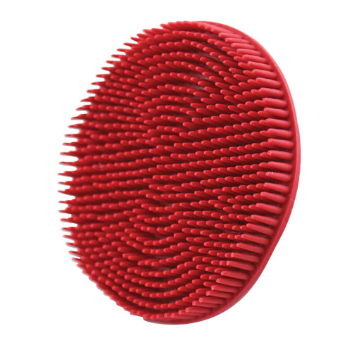 Paw Brothers Rubber Curry Brush in Red