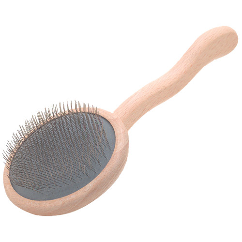 Ionic Brass Boar Brush with Handle