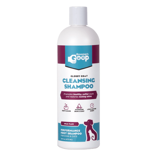 Groomers Goop Glossy Coat Pet Shampoo 16 ounce bottle