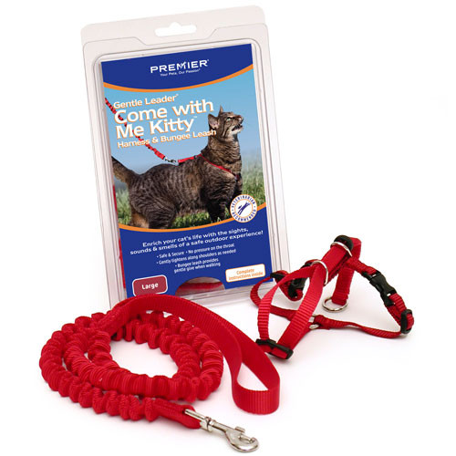 Premier Come With Me Kitty Harness and Bungee Leash