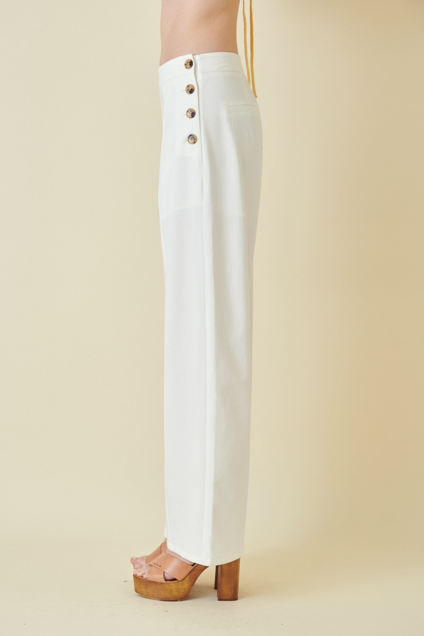 【BAON】Pinjo Side Button String Banding Pants Fancy Rascal boutique