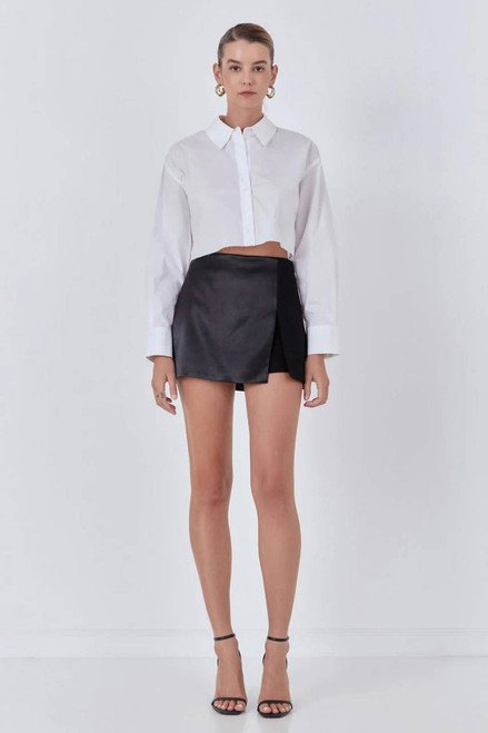 Satin Combo Skort