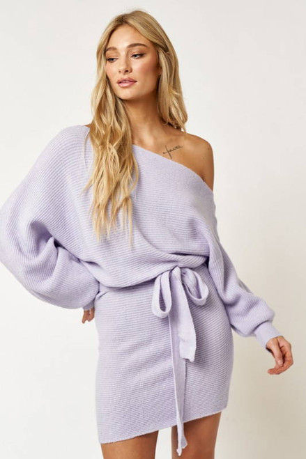 Slouch knit mini