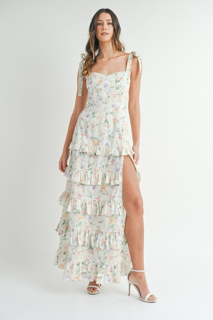 Floral escape maxi