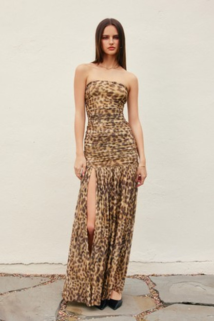 Mocha leopard maxi