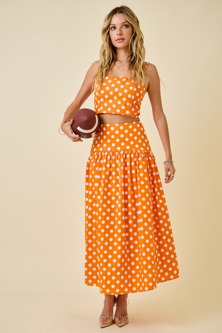 Polka dot gameday maxi set
